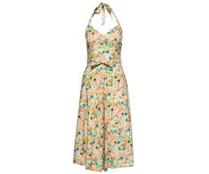 Queen Kerosin Damen Neckholder Pencil Kleid Mehrfarbig L