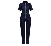 Queen Kerosin Damen Overall · Einteiler · Bib · Jumpsuit · Racing · Vintage · Workwear · Retro · Denim · Jeans · Kurzarm · Elastisch · 70s · 50s · Speedway Service