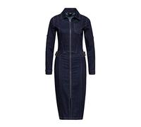 Queen Kerosin Damen Pencil Kleid Bleistiftkleid Denim Kleid Workwear 1950S Jeanskleid Pin-Up Rockabella