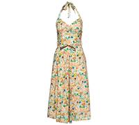 Queen Kerosin Damen Neckholder Pencil Kleid Mehrfarbig S