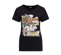 Queen Kerosin Damen Print T-Shirt Queens Bay schwarz XL