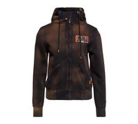 Queen Kerosin Damen Sweatjacke Hit the Road Queen braun XS