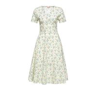 Queen Kerosin Damen Swingkleid Retro Cats S
