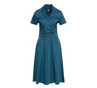 Queen Kerosin Damen Swingkleid Vintage Kleid 50S Style Rockabilly Workwear Retro