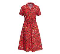 Queen Kerosin Damen Swingkleid Western Oldschool rot L