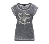 Queen Kerosin Damen T-Shirt No Time For Romance XS