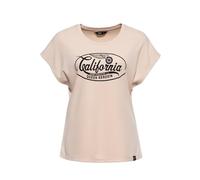 Queen Kerosin Damen T-Shirt "California" QKI31025 Ecru-L