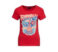 Queen Kerosin Damen Print T-Shirt "Rumble Queen" QKI31005 Red-S