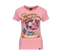 Queen Kerosin Damen T-Shirts Mit Statement Artwork We Can Do It