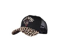 Queen Kerosin Damen Trucker Cap Wild Rebel Schwarz