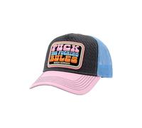 Queen Kerosin Damen Trucker Cap Mit Statement-Stickerei Fuck The Fucking Rules