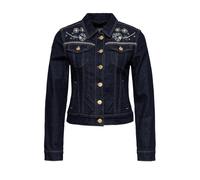 Queen Kerosin Damen Western Jeansjacke Denim XS