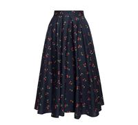 Queen Kerosin Damen Wickelrock · Sommerrock · A-Linie · Swing Rock · Rockabilly · Rockabella · Pin-up · Tattoo · Vintage · Retro · Elastisch · Cherry