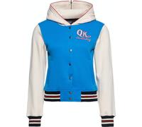 Queen Kerosin Damen Wonder Woman College Sweatjacke Offwhite-XL