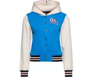 Queen Kerosin Damen Wonder Woman College Sweatjacke Offwhite-XL