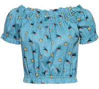 Queen Kerosin Oldschool Tattoo Damen Bluse, Größe S