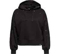 Queen Kerosin Rose Face Damen Hoodie, schwarz, Größe S