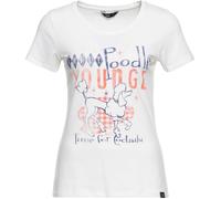 Queen Kerosin Slim Fit T-Shirt mit Frontprint QK4215357404 Offwhite-XS