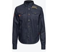 Queen Kerosin Speedway Queens Damen Hemd, blau, Größe XL