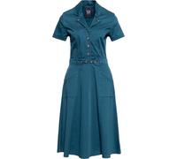 Queen Kerosin Workwear Swingkleid QK5201015000 Blau-4XL
