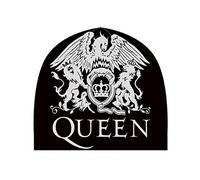 Queen Mütze Beanie Classic Crest Metal Band Logo offiziell Herren Nue Schwarz One Size