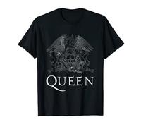 Queen Offizielles klassisches Wappen-Logo, Weiß T-Shirt