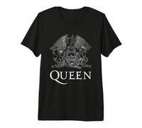 Queen Offizielles klassisches Wappen-Logo, Weiß T-Shirt Premium T-Shirt