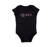 Queen - Pink Logo Babygrow - Bodysuit - Schwarz - 24 Months - 100% Baumwolle Schwarz 24 Months