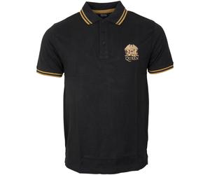 Queen - Polo Shirt Crest Logo - schwarz M