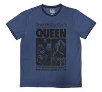 Queen Ringer News of The World Ringer T Shirt L