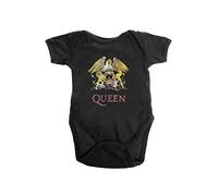 Queen Schlafstrampler Classic Crest Band Logo Nue offiziell Schwarz 0 to 24 6-9 Mois