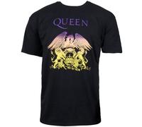 Queen - T-Shirt Gradient Crest - schwarz XXL