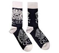 Queen Weiß Crests damen Ankle Socken One Size