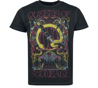 Queens Of The Stone Age Neon Sacrilege T-Shirt anthrazit in L