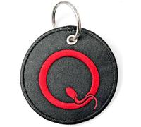 Queens Of The Stone Age Q Doppelseitiger Schlüsselanhänger mit Logo, schwarz/red, Einheitsgröße