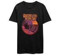 Queens of The Stone Age T Shirt Hell Ride Band Logo Nue offiziell Herren