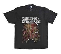 Queens of The Stone Age T Shirt Meteor Shower Nue offiziell Unisex Charcoal Grau XXL