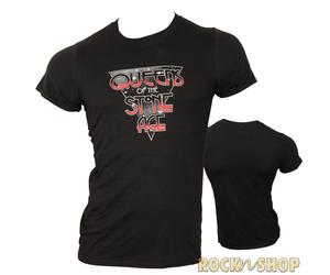 Queens Of The Stone Age - T-Shirt Space Logo - schwarz XL