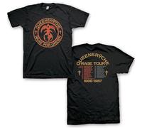 Queensryche Herren Rage for Order Tour T-Shirt | Offizielles Lizenzprodukt, Schwarz, L