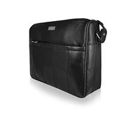 Quenchy London Damen-Handtasche aus Leder, Schultertasche, kann über den Körper getragen werden, 4 Reißverschlussfächer, einzelner Schultergurt, mittelgroße roße Handtasche - QL171M, Genarbtes