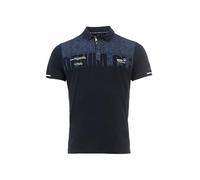 questo Polo 1/2 Nautical Blue, XXL Soquesto Kollektion Florida Coast