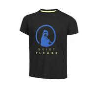 Quiet Please Advantage Logo T - Shirt Jungen Schwarz, Blau