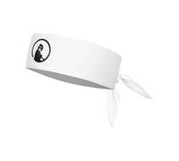 Quiet Please Court Bandana-Weiß in weiß