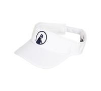 Quiet Please Court Visor-Weiß,Schwarz in weiß, Größe: