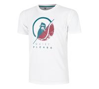 Quiet Please Create 40:40 T-Shirt Herren-Weiß,Mehrfarbig in weiß, Größe: L (nur noch wenige Artikel verfügbar)