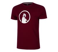 Quiet Please Create Trainings T - Shirt Herren Weinrot, Weiß (nur noch wenige Artikel verfügbar)