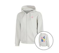 Quiet Please Crush Palm Court Sweatjacke Mädchen - hellgrau, neonpink