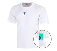 Quiet Please Crush T-Line T-Shirt Herren-weiß, blau in weiß