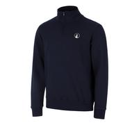 Quiet Please Essential Troyer Sweatshirt Herren - dunkelblau