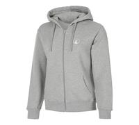 Quiet Please Essential Zip Sweatjacke Damen-grau in grau, Größe: S